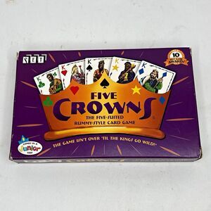 SET Enterprises Five Crowns Rummy-Style Complete Game 1-7 Players Ages 8-11
